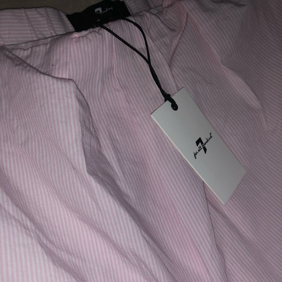 NWT 7 for all mankind off the shoulder shirt XS - Picture 5 of 8